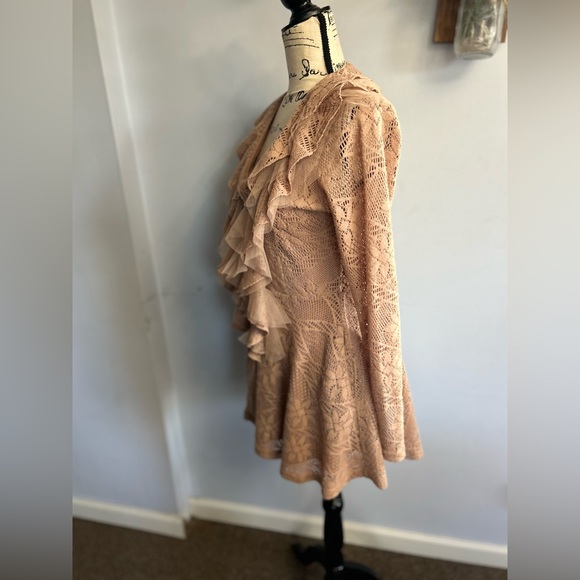 Ryu Anthropologie cardigan whimsical regency prairie chic feminine pioneer boho - Picture 9 of 12